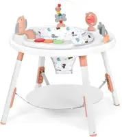 Baby activity center, 3-in-1 with detachable toys and 360 degree rotating seat, ideal for toddler development and entertainment