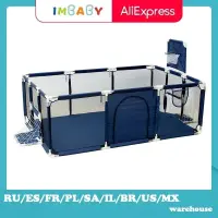 Rectangle Baby Playpen For Children Indoor Infant Safety Toy Fence Kids Playground Park for 6~36 months Old Kid Ball Pit Playpen