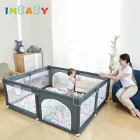 IMBABY Baby Playpen 150x180cm Children's Parks for Babies with Foam Protection Newborn Fence Box Safety Children's Play Playpen