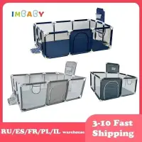 Newborn Baby Playpen For Children Solid Color Toddler Ball Pit Playpen Safety Game Barriers Home Playground Park Kids Furniture
