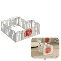 Children's Dinosaur Playpen Indoor Home Baby Playground Baby Folding Safety Fence Fence Crawling Mat for Learning To Walk