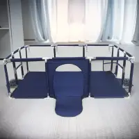 Children's Playpen Large Baby Playground Activities for Baby corralitos with Football Goal Children's Fence Game Playpen
