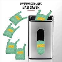 AINY-Wall Mount Grocery Bag Holder,Bag Dispenser Or Bag Saver, Easy-Access Opening Easy To Install