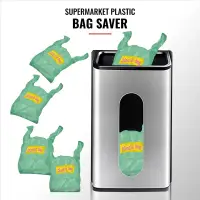 AINY-Wall Mount Grocery Bag Holder,Bag Dispenser Or Bag Saver, Easy-Access Opening Easy To Install