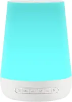 Desktop White Noise Machine Baby Sleep Sound Machine Colorful Night Light 28 Soothing Sounds 30 Minute/60 Minute/90 Minute Timer