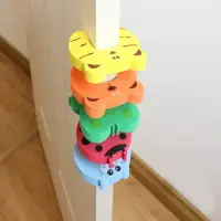 5pcs/lot Silicone Doorways Gates Decorative Door Stopper Baby Safety Care Cartoon Animal Jammer Kid Children Protection