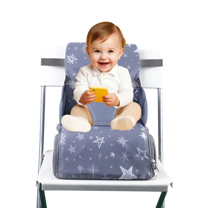 New Portable Baby Seat Sponge Cushion Removable Child Dining Chair Booster Mat Waterproof Easy To Install Child Seat Accessories