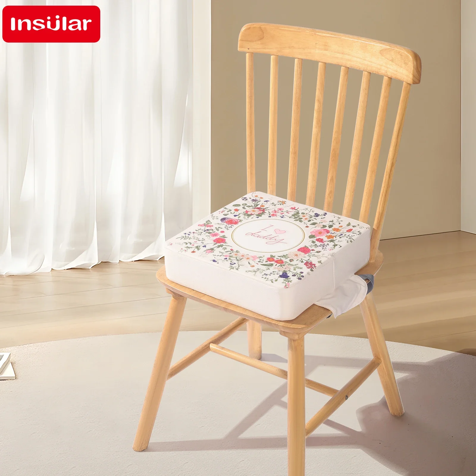 Toddler Booster for Dining Table Toddler Cushion Portable Booster Baby Adjustable Kids Chair Heightening Pad
