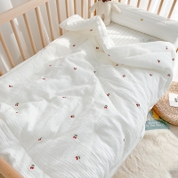 Ins Korean Baby Blanket Swaddling Newborn Warmth Soft Wool Blanket Thickened Air Conditioning Blanket Universal For All Seasons